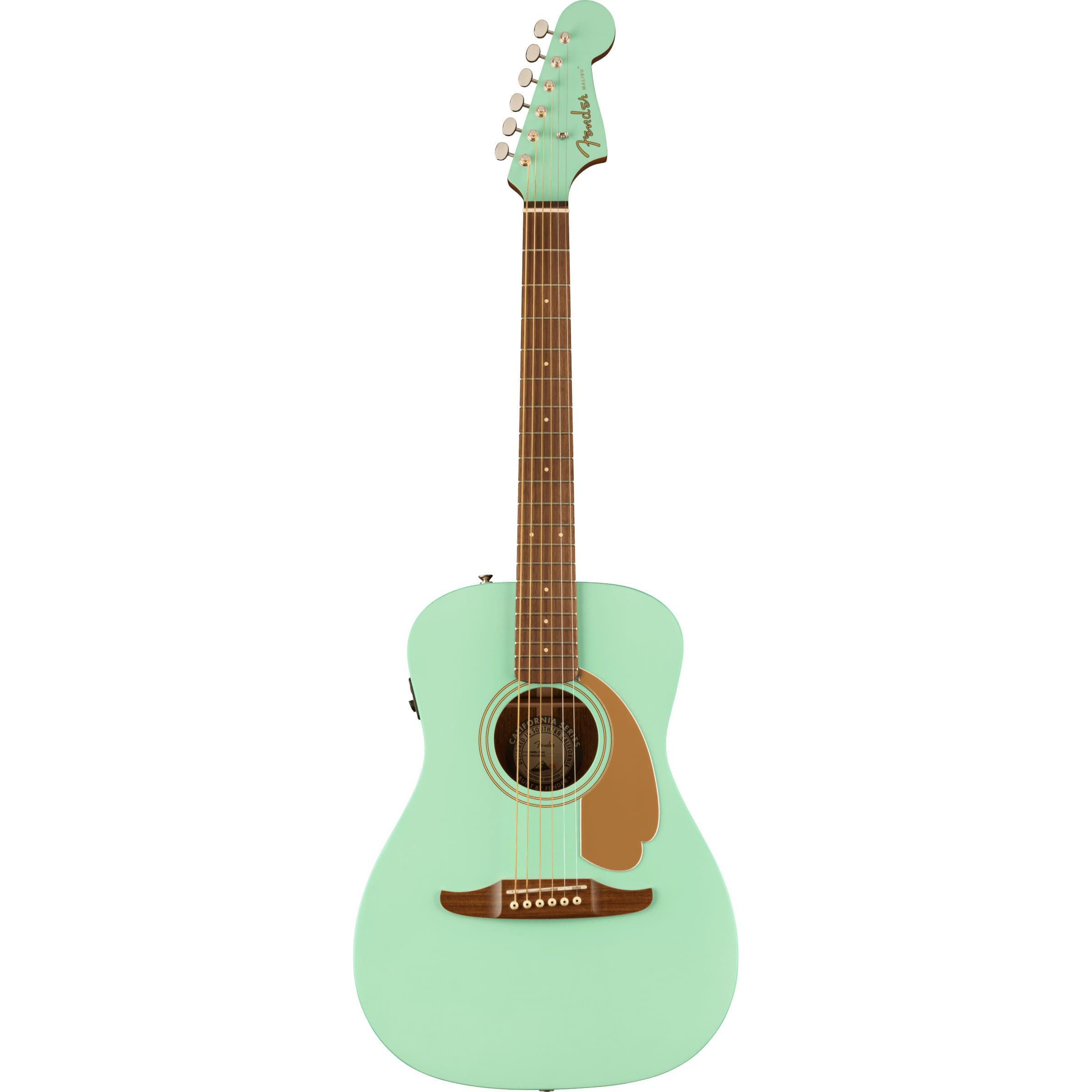 Электроакустическая гитара FENDER Malibu Player Surf Green - купить в  Санкт-Петербурге в интернет-магазине Pult.ru