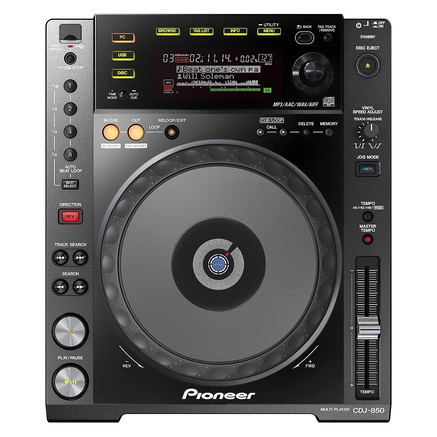 DJ проигрыватель Pioneer CDJ-850 - купить в Санкт-Петербурге в  интернет-магазине Pult.ru