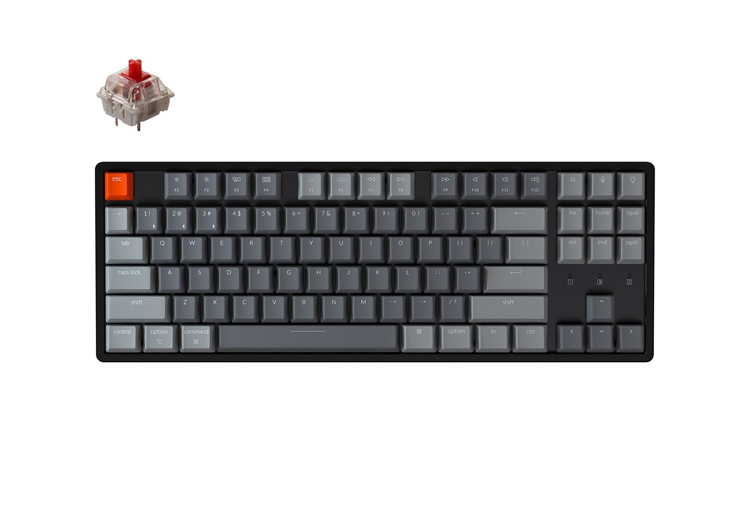 Клавиатура Keychron K8, Gateron Red Switch