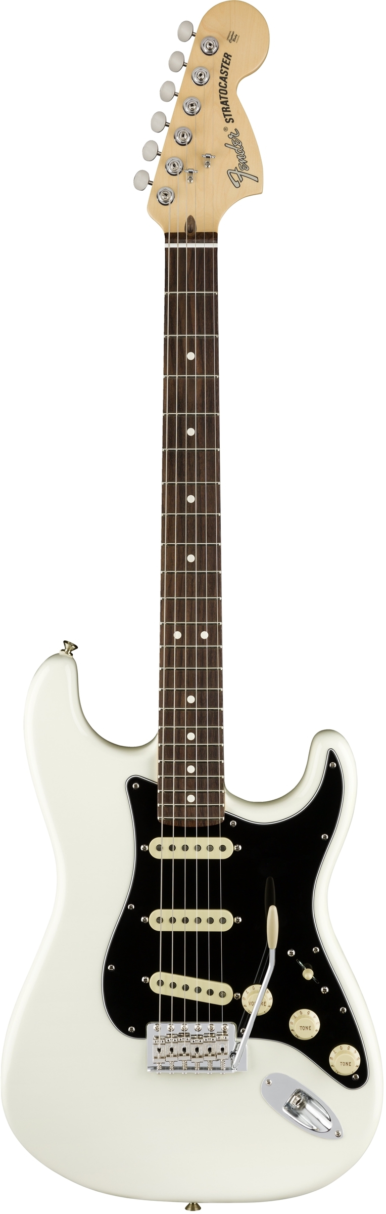 Fender american performer stratocaster olympic deals white