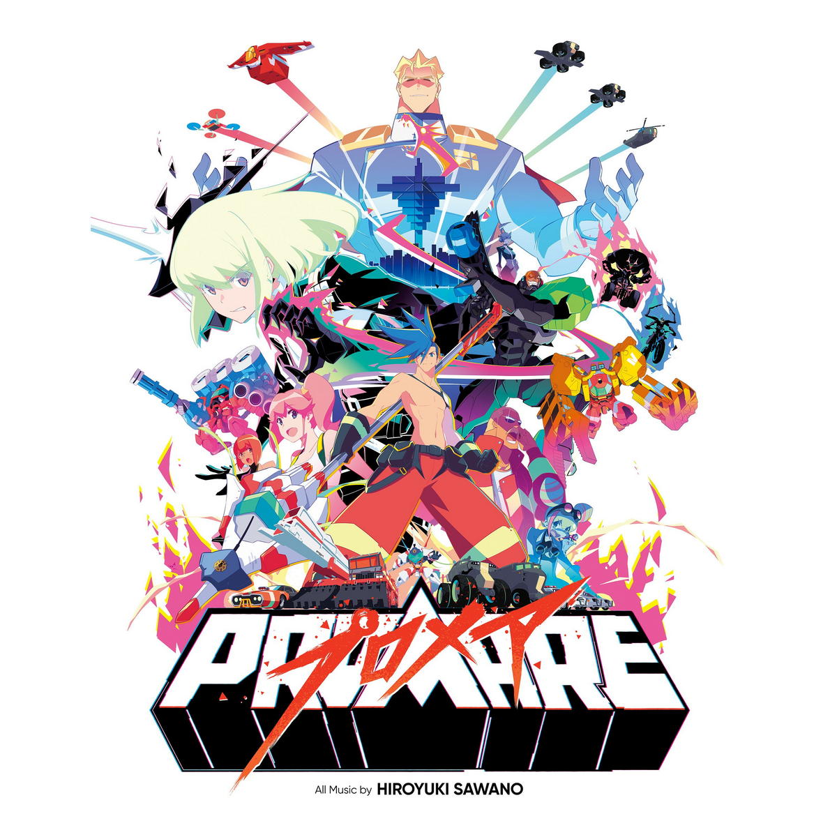 Виниловая пластинка Hiroyuki Sawano - Promare (Original Soundtrack)  (Limited Half White Half Red Vinyl) - купить в Санкт-Петербурге в  интернет-магазине Pult.ru